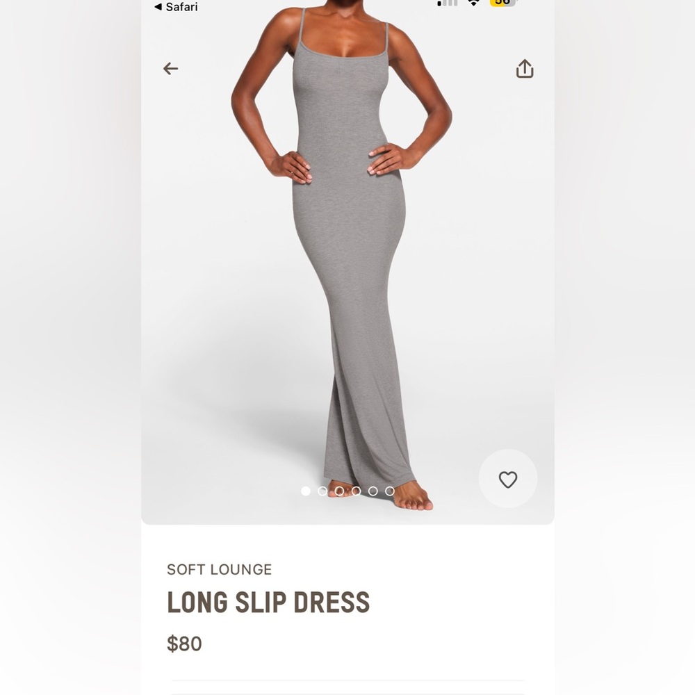 skims lounge dress